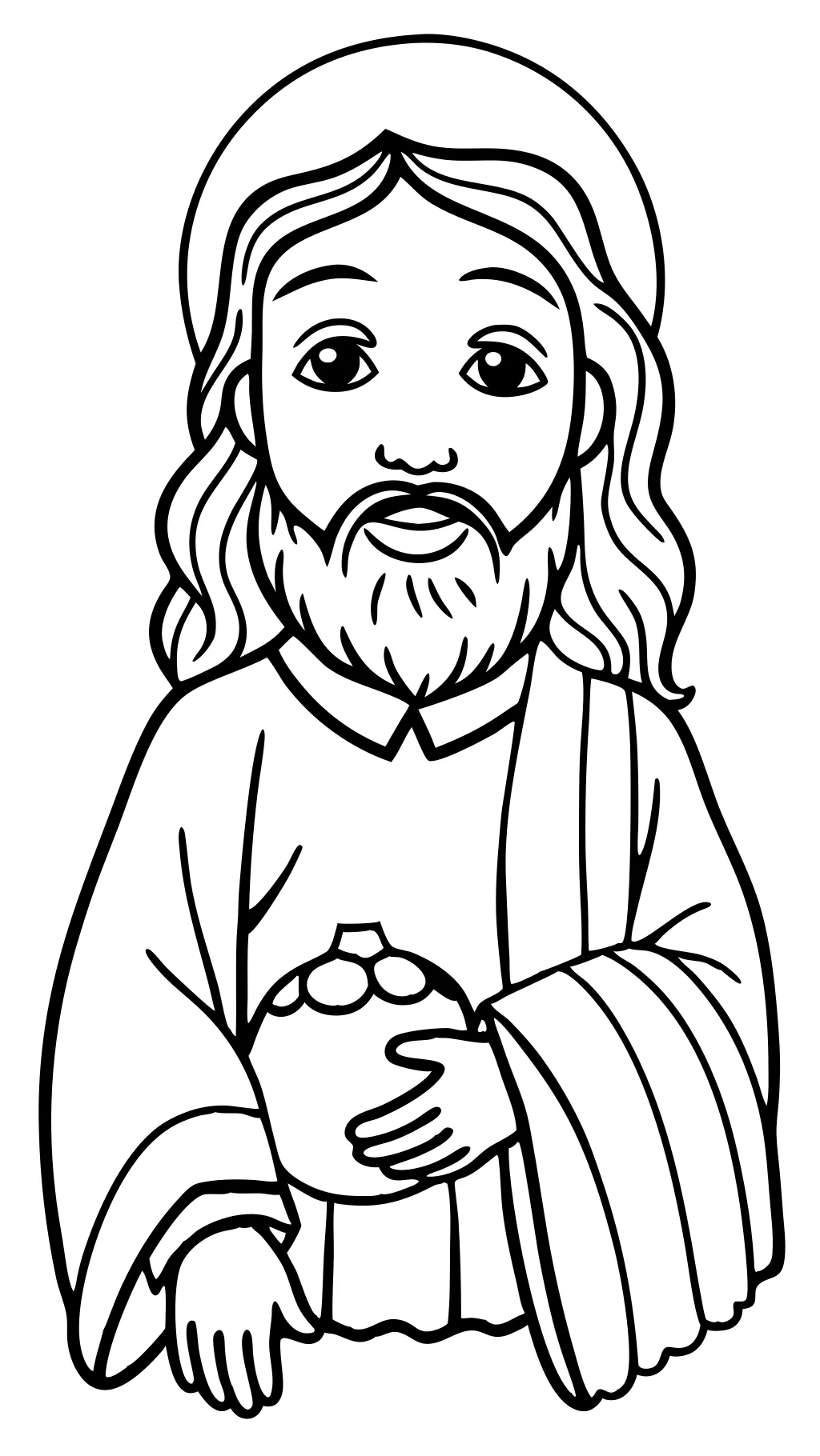 free printable jesus coloring pages